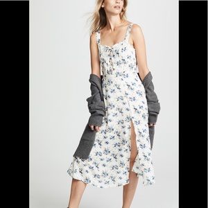 Rank Bouquet Lace Up Dress